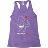 pregnant rex white and red color Racerback Tank