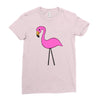 animal pink Ladies Fitted T-Shirt