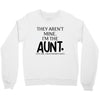 the cool fun and favorite aunt Crewneck Sweatshirt