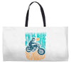 smile more, ride a motorcycle Weekender Totes
