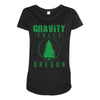 gravity falls oregon pine Maternity Scoop Neck T-shirt