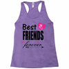 best friends forever Racerback Tank