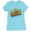 greetings from the wasteland Ladies Fitted T-Shirt