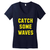Catch Some Waves Women's V-Neck T-Shirt