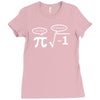 be rational get real nerdy geek pi nerd Ladies Fitted T-Shirt