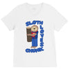 sloth loves chunk V-Neck Tee