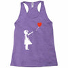 banksy style Racerback Tank