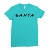 santa of the friends parody Ladies Fitted T-Shirt
