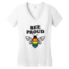 Bee proud Women's V-Neck T-Shirt