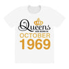 queens are born in october 1969 All Over Women's T-shirt