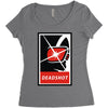 deadshot suicide squad Women's Triblend Scoop T-shirt