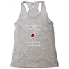 i was looking at your veins Racerback Tank