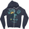 wake up and drink a coffee Zipper Hoodie