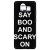 say boo and scary on Samsung Galaxy S8 Plus