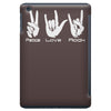 peace love rock funny iPad Mini