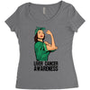 liver cancer awareness can do it Women's Triblend Scoop T-shirt
