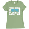 this is what an awesome plumber looks like Ladies Fitted T-Shirt