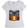 dracarys Women's Triblend Scoop T-shirt