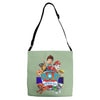paw patrol birthday boy dad Adjustable Strap Totes