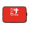 eat sleep mine funny Laptop sleeve