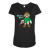 breaking bricks Maternity Scoop Neck T-shirt