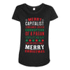 merry corruption of a pagan holiday Maternity Scoop Neck T-shirt