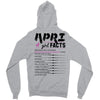 April Girl Facts Aries Zipper Hoodie