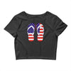 paire de tongues am&eacute;ricaine Crop Top