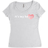 its My Heart Women's Triblend Scoop T-shirt