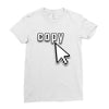 Copy Paste Matching Ladies Fitted T-Shirt