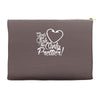 girls fish too only prettier Accessory Pouches