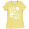 work like a captain party like a pirate Ladies Fitted T-Shirt