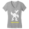 volleyball style sport funny gift present outdoor Women's V-Neck T-Shirt