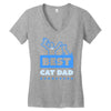 proud cat dad Women's V-Neck T-Shirt