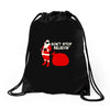 don't stop believin Drawstring Bags