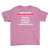 Smartass January Girl Youth Tee