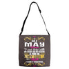 i am a may women Adjustable Strap Totes