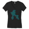 six hexagonal best trending Women's V-Neck T-Shirt