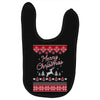 merry christmas ugly christmas sweater Baby Bibs