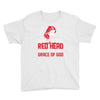 american by birth redhead by the grace of god Youth Tee