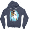 frozen banana Zipper Hoodie