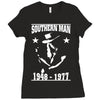 ronnie van zant tribute Ladies Fitted T-Shirt