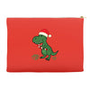 christmas dinosaur Accessory Pouches