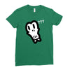 bad skull Ladies Fitted T-Shirt
