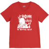 if zombies chase us im tripping you up V-Neck Tee