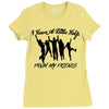 I Have a Little Help From My Friends Ladies Fitted T-Shirt