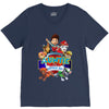 paw patrol birthday boy auntie V-Neck Tee
