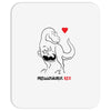 pregnant rex black color Mousepad