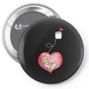 Mom and Baby are Connected to the Heart Pin-back button