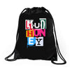 new mudhoney logo Drawstring Bags